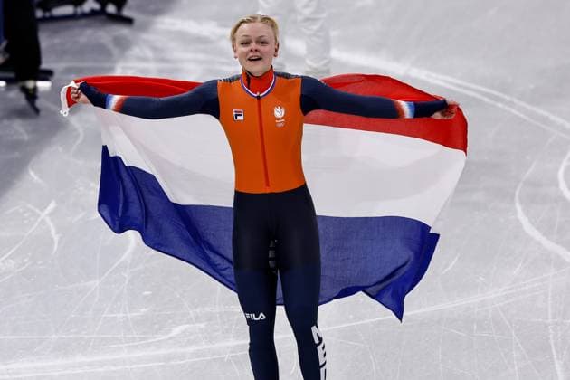 MILAN , 12-02-2026 , Milano Ice Skating Arena , Olympic Winter games, Winterspiele,Spiele, Summer games 2026 - Short Track 500m ladies - 1000m men , Picture shows Xandra Velzeboer Olympic Winter Games 2026 - Short Track 500m ladies - 1000m men  x201532506x Copyright: