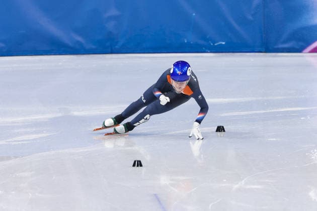 Winter Olympics - Xandra Velzeboer Wins Gold And Beats WR At Short Track Speed skating, Eisschnelllauf Women s 500m Xandra Velzeboer of Team Netherlands competes in the Short Track Speed Skating Women s 500m finals on day six of the Milano Cortina 2026 Winter Olympic Games, Olympische Spiele, Olympia, OS at Milano Ice Skating Arena on February 12, 2026 in Milan, Italy. The dutch athlete also beat the world record with a time of 41.399 during the semifinals. Photo by Alexis Jumeau ABACAPRESS.COM Milan Italy  Copyright: xJumeauxAlexis ABACAx