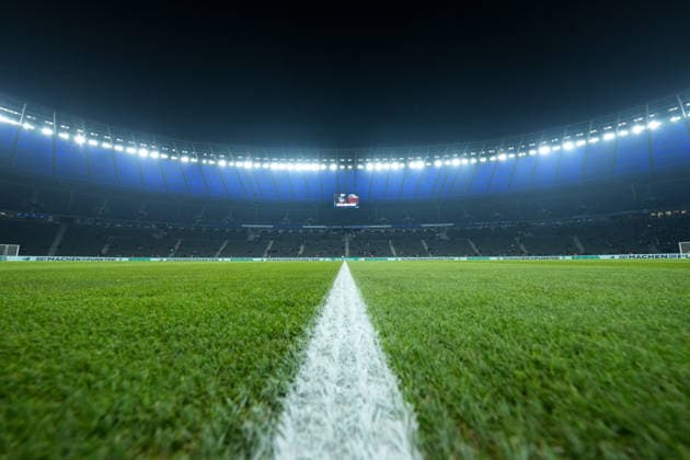 Stadionpanorama, Weitwinkel, Tribünen, Sitzplätze, Stehplätze, Mittellinie, Rasen , Fußball, Viertelfinale, DFB Pokal, 2025 26, Hertha BSC vs. SC Freiburg, 10.02.2026, Olympiastadion Berlin, Berlin, Deutschland DFB REGULATIONS PROHIBIT ANY USE OF PHOTOGRAPHS AS IMAGE SEQUENCES AND OR QUASI-VIDEO. Berlin Olympiastadion Berlin Berlin Deutschland *** Stadium panorama, wide angle, stands, seats, standing room, center line, grass, soccer, quarter final, DFB Pokal, 2025 26, Hertha BSC vs SC Freiburg, 10 02 2026, Olympiastadion Berlin, Berlin, Germany DFB REGULATIONS PROHIBIT ANY USE OF PHOTOGRAPHS AS IMAGE SEQUENCES AND OR QUASI VIDEO Berlin Olympiastadion Berlin Berlin Germany Copyright: xArnexAmbergx