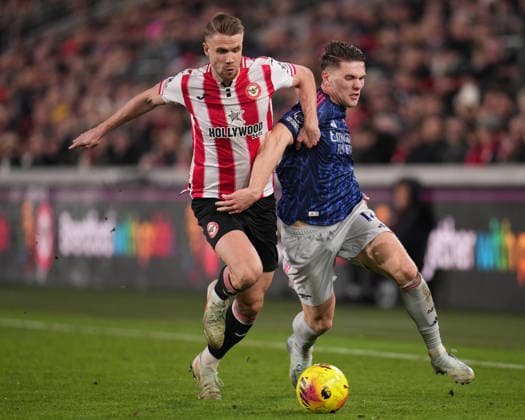 Premier League Brentford v Arsenal during the Premier League match Brentford vs Arsenal at GTECH Community Stadium, London, United Kingdom on 12 February 2026 (Photo by Harvey Murphy News Images) Copyright: xHarveyxMurphy NewsxImagesx