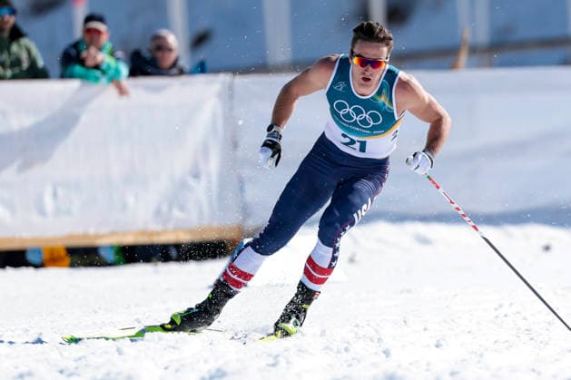 OLYMPICS - Winter Olympic Games, Olympische Spiele, Olympia, OS Milano Cortina 2026 TESERO,ITALY,13.FEB.26 - OLYMPICS, NORDIC SKIING, CROSS COUNTRY SKIING - Winter Olympic Games Milano Cortina 2026, 10km men, interval start free. Image shows John Steel Hagenbuch (USA).  GEPAxpictures xMatthiasxTrinkl