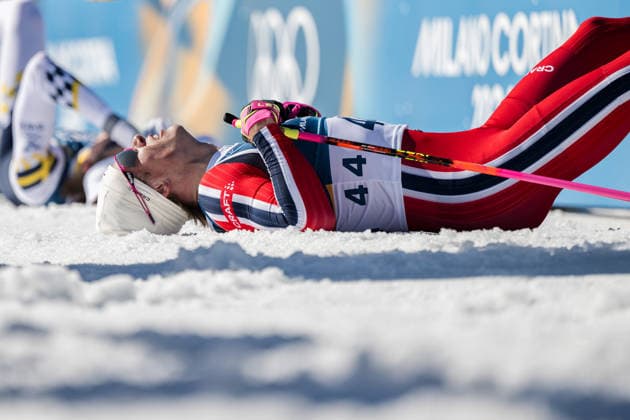 260213 Johannes Hosflot Klaebo of Norway after competing in the men s 10km free technique individual start cross-country skiing race during day 7 of the 2026 Winter Olympics on February 13, 2026 in Val di Fiemme. Photo: Maxim Thore BILDBYRAN kod MT MT0976 skidor cross-country skiing langrenn Olympic Games, Olympische Spiele, Olympia, OS olympics winter olympics os ol olympiska spel vinter-os olympiske leker milano cortina 2026 milan cortina 2026 milano cortina 2026 olympic games milano cortina 2026 winter olympic games milano cortina-os milano cortina-ol vinter-ol 7 bbeng intervallstart norge jubel depp *** 260213 Johannes Hosflot Klaebo of Norway after competing in the men s 10km free technique individual start cross country skiing race during day 7 of the 2026 Winter Olympics on February 13, 2026 in Val di Fiemme Photo Maxim Thore BILDBYRAN kod MT MT0976 skidor cross country skiing langrenn olympic games olympics winter olympics os ol olympiska spel vinter os olympiske leker milano cortina 2026 milan cortina 2026 milano cortina 2026 olympic games milano cortina 2026 winter olympic games milano cortina os milano cortina ol vinter ol 7 bbeng intervallstart norge jubel depp  Copyright: MAXIMxTHORE BB260213MT047