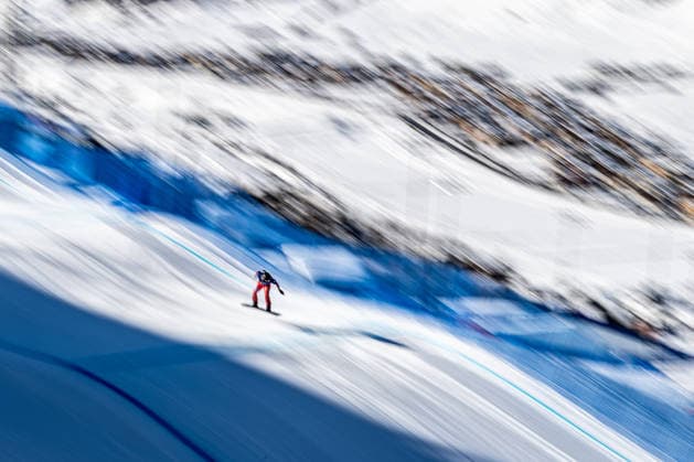 XXV Winter Olympic Games, Olympische Spiele, Olympia, OS in Livigno, Italy, on February 13, 2026. Snowboard Women s Snowboard Cross qualifications. Anouk Doerig of Switzerland. (CTKxPhoto DavidxTanecek) CTKPhotoP2026021304064  CTKPhotoP2026021304064