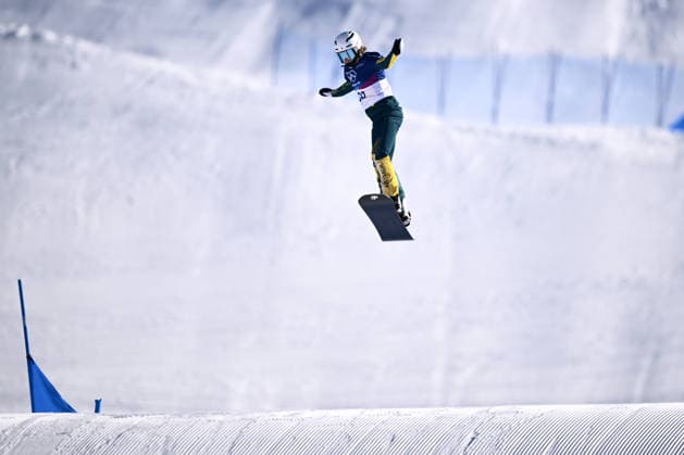 2026 WINTER Olympic Games, Olympische Spiele, Olympia, OS Abbey Wilson of Australia during the Women™s Snowboard Cross Seeding runs at the Livigno Snow Park on day 7 of the 2026 Milano Cortina Winter Olympic Games in Livigno, Italy, Wednesday, February 11, 2026. ( NO ARCHIVING, EDITORIAL USE ONLY LIVIGNO SONDRIO ITALY  Copyright: xDANxHIMBRECHTSx 20260213145289995964