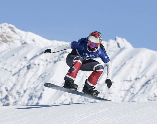Milano Cortina 2026 - XXV Olympic Winter games, Winterspiele,Spiele, Summer games Livigno - Italy Womans s Snowboard Cross - Qualification Image Show: McMANIMAN Audrey CAN  Copyright: xSergioxBisi IPAxSportx xipa-agency.netx xx IPA_71424814 IPA_Agency_IPA71424814