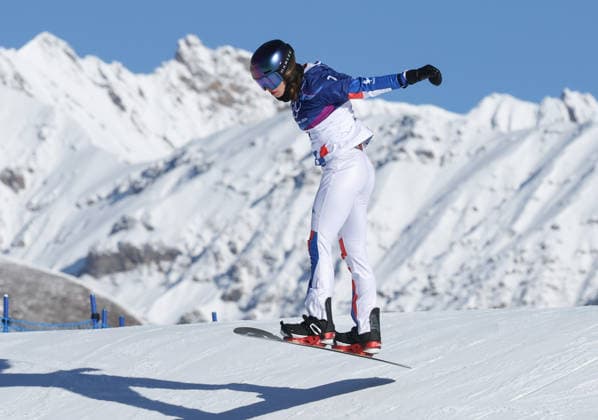 Milano Cortina 2026 - XXV Olympic Winter games, Winterspiele,Spiele, Summer games Livigno - Italy Womans s Snowboard Cross - Qualification Image Show: CASTA Lea FRA  Copyright: xSergioxBisi IPAxSportx xipa-agency.netx xx IPA_71424873 IPA_Agency_IPA71424873