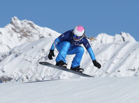 Milano Cortina 2026 - XXV Olympic Winter games, Winterspiele,Spiele, Summer games Livigno - Italy Womans s Snowboard Cross - Qualification Image Show: FRANCESIA BOIRAI Lisa ITA  Copyright: xSergioxBisi IPAxSportx xipa-agency.netx xx IPA_71425209 IPA_Agency_IPA71425209