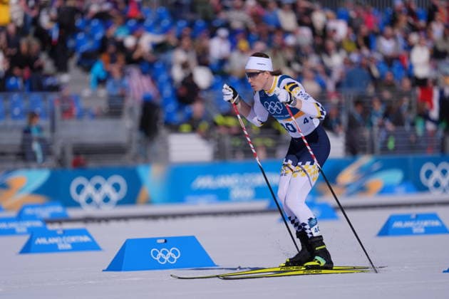 Milano-Cortina 2026 Winter Olympics MILAN, ITALY - FEBRUARY 13: William Poromaa of Sweden competes in the men s 10 km freestyle cross-country skiing event at the 2026 Milano-Cortina Winter Olympics in Milan, Italy on February 13, 2026. Cemal Yurttas Anadolu Milan Italy. Editorial use only. Please get in touch for any other usage.  Copyright: x2026xAnadoluxCemalxYurttasx