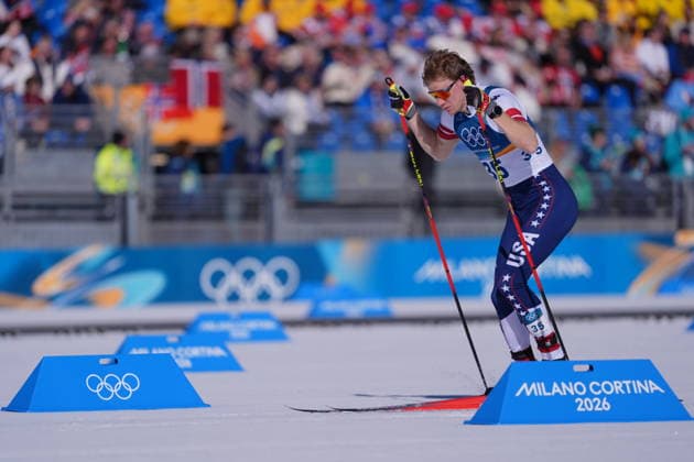 Milano-Cortina 2026 Winter Olympics MILAN, ITALY - FEBRUARY 13: Zak Ketterson of US competes in the men s 10 km freestyle cross-country skiing event at the 2026 Milano-Cortina Winter Olympics in Milan, Italy on February 13, 2026. Cemal Yurttas Anadolu Milan Italy. Editorial use only. Please get in touch for any other usage.  Copyright: x2026xAnadoluxCemalxYurttasx