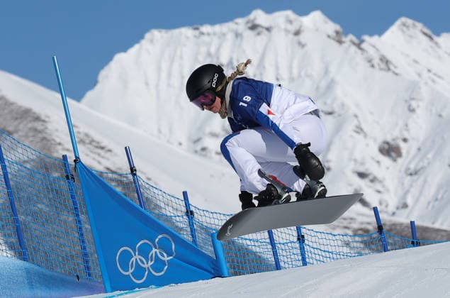Milano Cortina 2026 - XXV Olympic Winter games, Winterspiele,Spiele, Summer games Livigno - Italy Womans s Snowboard Cross - Qualification Image Show: IAFRATE DANIELSSON FRA  Copyright: xSergioxBisi IPAxSportx xipa-agency.netx xx IPA_71425167 IPA_Agency_IPA71425167