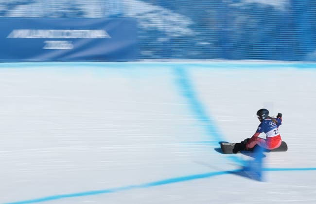 Milano Cortina 2026 - XXV Olympic Winter games, Winterspiele,Spiele, Summer games Livigno - Italy Womans s Snowboard Cross - Qualification Image Show:  Copyright: xSergioxBisi IPAxSportx xipa-agency.netx xx IPA_71425420 IPA_Agency_IPA71425420