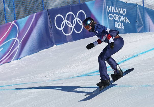 GIOCHI OLIMPICI - Olimpiadi Invernali Milano-Cortina 2026 - Snowboard Milano Cortina 2026 - XXV Olympic Winter games, Winterspiele,Spiele, Summer games Livigno - Italy Womans s Snowboard Cross - Qualification Image Show: GASKILL Stacy USA Cortina D Ampezzo Italy  Copyright: xIPAxSport ABACAx