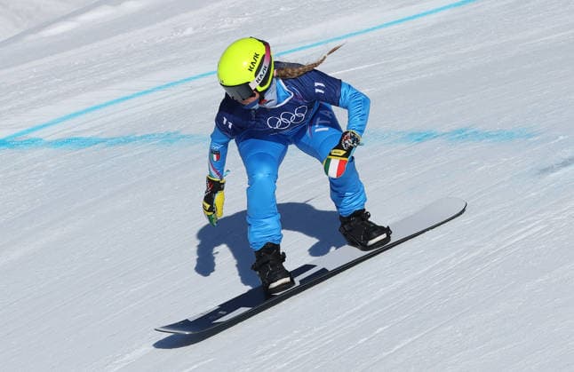 GIOCHI OLIMPICI - Olimpiadi Invernali Milano-Cortina 2026 - Snowboard Milano Cortina 2026 - XXV Olympic Winter games, Winterspiele,Spiele, Summer games Livigno - Italy Womans s Snowboard Cross - Qualification Image Show: MOIOLI Michela ITA Cortina D Ampezzo Italy  Copyright: xIPAxSport ABACAx