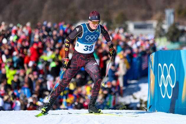 Olympische Winterspiele Milano Cortina 2026 Skilanglauf 10km Intervallstart Freistil Männer am 13.02.2026 im Tesero Cross-Country Skiing Stadium in Cortina d™Ampezzo Friedrich Moch ( Deutschland ) *** Olympic Winter Games Milano Cortina 2026 Cross Country Skiing 10km Interval Start Freestyle Men on 13 02 2026 at Tesero Cross Country Skiing Stadium in Cortina d™Ampezzo Friedrich Moch Germany xMSx