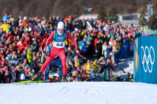 Olympische Winterspiele Milano Cortina 2026 Skilanglauf 10km Intervallstart Freistil Männer am 13.02.2026 im Tesero Cross-Country Skiing Stadium in Cortina d™Ampezzo Johannes Hoesflot Klaebo ( Norwegen ) *** Olympic Winter Games Milano Cortina 2026 Cross Country Skiing 10km Interval Start Freestyle Men on 13 02 2026 at the Tesero Cross Country Skiing Stadium in Cortina d™Ampezzo Johannes Hoesflot Klaebo Norway xMSx