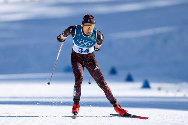 Olympische Winterspiele Milano Cortina 2026 Skilanglauf 10km Intervallstart Freistil Männer am 13.02.2026 im Tesero Cross-Country Skiing Stadium in Cortina d™Ampezzo Janosch Brugger ( Deutschland ) *** Olympic Winter Games Milano Cortina 2026 Cross Country Skiing 10km Interval Start Freestyle Men on 13 02 2026 at Tesero Cross Country Skiing Stadium in Cortina d™Ampezzo Janosch Brugger Germany xMSx