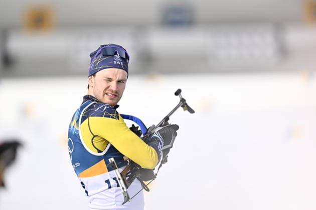 Cortina, ITALY 20260213 Sweden s Malte Stefansson during the launch before the men s biathlon sprint 10km, during the Winter Olympics in Milan Cortina, Italy. Cortina ITALY x10050x *** Cortina, ITALY 20260213 Sweden s Malte Stefansson during the launch before the men s biathlon sprint 10km, during the Winter Olympics in Milan Cortina, Italy Cortina ITALY x10050x  Copyright: xPontusxLundahl TTx OS 2026 SKIDSKYTTE HERRAR SPRINT