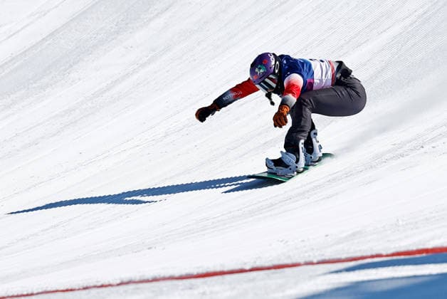 (260213) -- LIVIGNO, Feb. 13, 2026 -- Yongqinglamu of China competes during the snowboard women s cross seeding at the Milan-Cortina 2026 Olympic Winter games, Winterspiele,Spiele, Summer games in Livigno, Italy, Feb. 13, 2026. ) (MICO2026)ITALY-LIVIGNO-OLYMPIC WINTER GAMES-SNOWBOARD-WOMEN S CROSS-SEEDING WangxPeng 