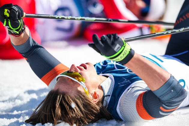 ITALY, TESERO - FEBRUARY 13, 2026: AIN athlete Savelii Korostelev from Russia is seen after the men s 10km interval start free race at Tesero Cross-Country Stadium during the 2026 Winter Olympic Games, Olympische Spiele, Olympia, OS 2026 Winter Olympics: Cross-Country Skiing  - ZUMAt113 20260213_zaa_t113_094 Copyright: xPeterxKovalevx