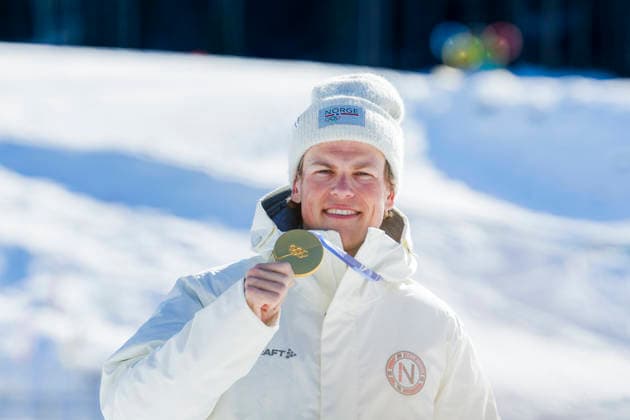 Winter Olympics in Milan Cortina 2026 Val di Fiemme, Italy 20260213. Johannes Hoesflot Klaebo from Norway on the podium after the men s cross-country 10 km skating on Lago di Tesero during the Winter Olympics in Milan Cortina 2026. Photo: Lise Aaserud NTB Val di Fiemme Italy EDITORIAL USE ONLY. RESTRICTED USE FOR BETTING COMPANIES Ref:_SPO9lJ9WzUpMAs.jpg *** Winter Olympics in Milan Cortina 2026 Val di Fiemme, Italy 20260213 Johannes Hoesflot Klaebo from Norway on the podium after the men s cross country 10 km skating on Lago di Tesero during the Winter Olympics in Milan Cortina 2026 Photo Lise Aaserud NTB Val di Fiemme Italy EDITORIAL USE ONLY RESTRICTED USE FOR BETTING COMPANIES  Copyright: xLisexAserudx xNTBx