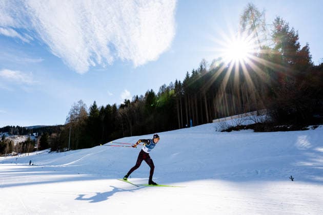 MOCH Friedrich (Deutschland), ITA, Olympische Spiele Milano Cortina 2026, Olympia, Langlauf 10 km Freistil, Individual Start Herren, 13.02.2026 ITA, Olympische Spiele Milano Cortina 2026, Olympia, Langlauf 10 km Freistil, Individual Start Herren, 13.02.2026 Tesero *** MOCH Friedrich Germany , ITA, Olympic Games Milano Cortina 2026, Olympia, cross-country skiing 10 km freestyle, individual start men, 13 02 2026 ITA, Olympic Games Milano Cortina 2026, Olympia, cross-country skiing 10 km freestyle, individual start men, 13 02 2026 Tesero Copyright: xEibner-Pressefoto Memmlerx EP_MMR