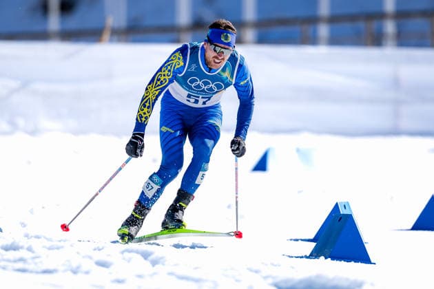 OLYMPICS - Winter Olympic Games, Olympische Spiele, Olympia, OS Milano Cortina 2026 TESERO,ITALY,13.FEB.26 - OLYMPICS, NORDIC SKIING, CROSS COUNTRY SKIING - Winter Olympic Games Milano Cortina 2026, 10km men, interval start free. Image shows Vitaliy Pukhkalo (KAZ).  GEPAxpictures xMatthiasxTrinkl