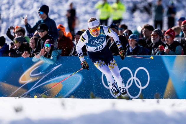 TESERO, ITALY - FEBRUARY 13: Truls Gisselman (Sweden) during the Cross-Country Skiing Men s 10km Interval Start Free at the Milano Cortina 2026 Olympics at Tesero Cross-Country Skiing Stadium on day 7 of the Milano Cortina 2026 Olympics on February 13, 2026 in Cortina, Italy. Editorial use only. Italy Copyright: xSteffiexWunderlx