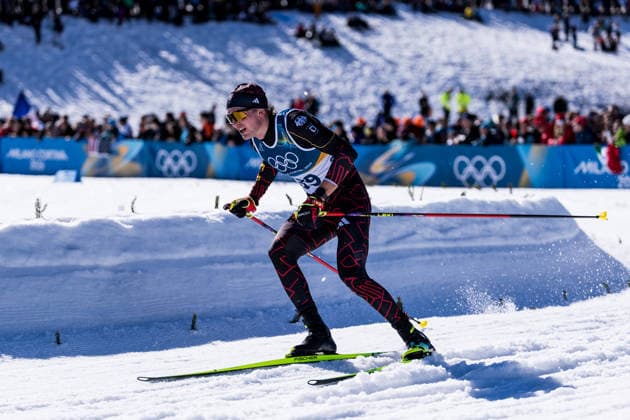 TESERO, ITALY - FEBRUARY 13: Friedrich Moch (Germany) during the Cross-Country Skiing Men s 10km Interval Start Free at the Milano Cortina 2026 Olympics at Tesero Cross-Country Skiing Stadium on day 7 of the Milano Cortina 2026 Olympics on February 13, 2026 in Cortina, Italy. Editorial use only. Italy Copyright: xSteffiexWunderlx