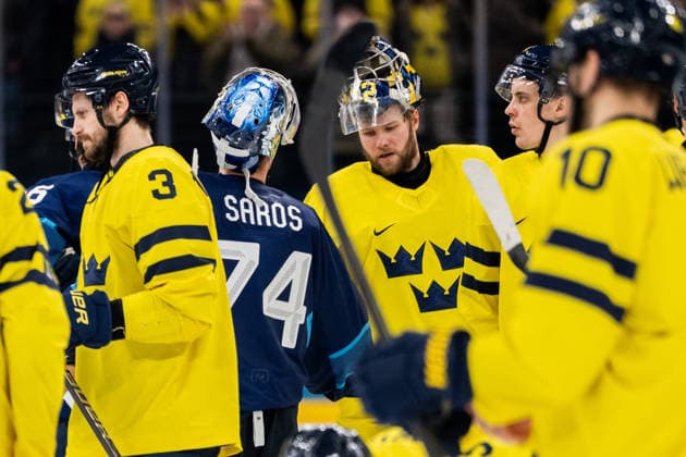 260213 Goaltender Juuse Saros of Finland and goaltender Filip Gustavsson of Sweden after the men s Ice hockey, Eishockey game between Finland and Sweden during day 7 of the 2026 Winter Olympics on February 13, 2026 in Milan. Photo: Carl Sandin BILDBYRAN kod CS EW0633 ishockey ice hockey Olympic Games, Olympische Spiele, Olympia, OS olympics winter olympics os ol olympiska spel vinter-os olympiske leker milano cortina 2026 milan cortina 2026 milano cortina 2026 olympic games milano cortina 2026 winter olympic games milano cortina-os milano cortina-ol vinter-ol 7 bbeng sverige sweden finland *** 260213 Goaltender Juuse Saros of Finland and goaltender Filip Gustavsson of Sweden after the men s ice hockey game between Finland and Sweden during day 7 of the 2026 Winter Olympics on February 13, 2026 in Milan Photo Carl Sandin BILDBYRAN kod CS EW0633 ishockey ice hockey olympic games olympics winter olympics os ol olympiska spel vinter os olympiske leker milano cortina 2026 milan cortina 2026 milano cortina 2026 olympic games milano cortina 2026 winter olympic games milano cortina os milano cortina ol vinter ol 7 bbeng sverige sweden finland  Copyright: CARLxSANDIN BB260213CS128