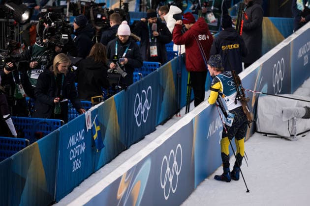 260213 Sebastian Samuelsson of Sweden after competing in men s biathlon 10 km sprint during day 7 of the 2026 Winter Olympics on February 13, 2026 in Anterselva. Photo: Mathias Bergeld BILDBYRAN kod MB MB1325 skidskytte biathlon skiskyting Olympic Games, Olympische Spiele, Olympia, OS olympics winter olympics os ol olympiska spel vinter-os olympiske leker milano cortina 2026 milan cortina 2026 milano cortina 2026 olympic games milano cortina 2026 winter olympic games milano cortina-os milano cortina-ol vinter-ol 7 bbeng sprint Sweden sverige *** 260213 Sebastian Samuelsson of Sweden after competing in men s biathlon 10 km sprint during day 7 of the 2026 Winter Olympics on February 13, 2026 in Anterselva Photo Mathias Bergeld BILDBYRAN code MB MB1325 biathlon biathlon olympic games olympics olympics winter olympics os ol olympiska spel vinter os olympiske leker milano cortina 2026 milan cortina 2026 milano cortina 2026 olympic games milano cortina 2026 winter olympic games milano cortina os milano cortina ol vinter ol 7 bbeng sprint Sweden sverige  Copyright: MATHIASxBERGELD BB260213MB023