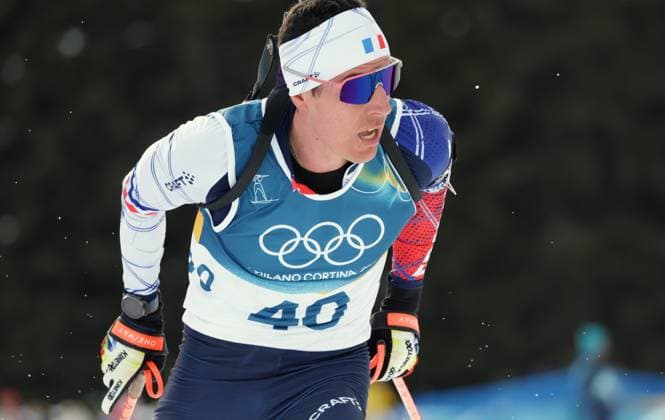 Quentin FILLON MAILLET (FRA), 1.Platz,1st place, Sieger, winner, Olympiasieger, Olympic Champion. Biathlon, 10 km Sprint der Maenner. Olympische Winterspiele 2026. 13.2.2026, in Antholz Biathlon Arena. Quelle Copyright Credit : Oryk HAIST *** Quentin FILLON MAILLET FRA , 1 place,1st place, Sieger, winner, Olympiasieger, Olympic Champion Biathlon, 10 km Sprint Mens Olympic Winter Games 2026 13 2 2026, in Antholz Biathlon Arena Source Copyright Credit Oryk HAIST xOLY-BI-BTH04x