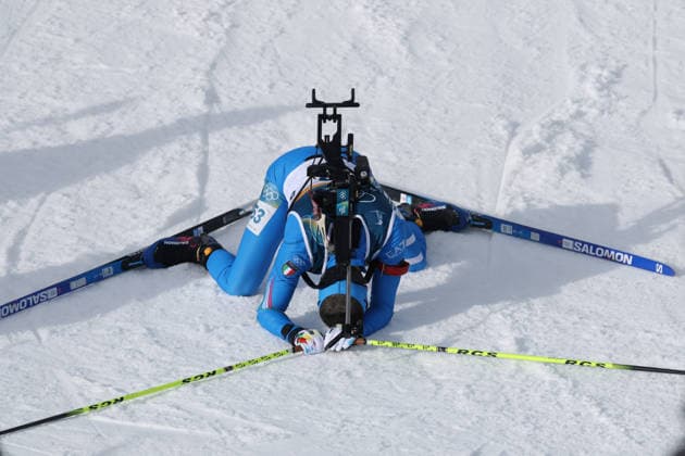 Nicola Romanin (ITA) during the Olympic Winter games, Winterspiele,Spiele, Summer games Milano-Cortina 2026, Biathlon Men s 10km Sprint on February 13, 2026 at Anterselva Biathlon Arena in Anterselva  Copyright: xLucianoxMariaxBisi IPAxSportx xipa-agency.netx xx IPA_71435301 IPA_Agency_IPA71435301