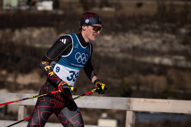 Friedrich Moch ( Deutschland ), competes in the Men s 10 km Interval Start Freestyle cross-country skiing event at the Olympic Winter games, Winterspiele,Spiele, Summer games Milano Cortina 2026 in Tesero Cross-Country Skiing Stadium, Italy, on February 13, 202 beim 10-km-Intervallstart Freistil der Männer im Skilanglauf bei den Olympischen Winterspielen Milano Cortina 2026 in Tesero Cross-Country Skiing Stadium, Italien, am 13. Februar 2026. *** Friedrich Moch Germany , competes in the Men s 10 km Interval Start Freestyle cross country skiing event at the Olympic Winter Games Milano Cortina 2026 in Tesero Cross Country Skiing Stadium, Italy, on February 13, 202 at the Men s 10 km Interval Start Freestyle cross country skiing event at the Olympic Winter Games Milano Cortina 2026 in Tesero Cross Country Skiing Stadium, Italy, on February 13, 2026 Copyright: HMBxMedia MarcxNiemeyer