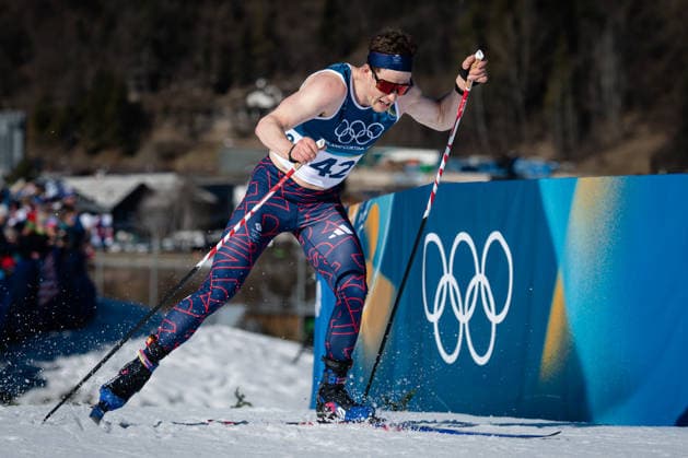 Andrew Musgrave ( Großbritannien ), competes in the Men s 10 km Interval Start Freestyle cross-country skiing event at the Olympic Winter games, Winterspiele,Spiele, Summer games Milano Cortina 2026 in Tesero Cross-Country Skiing Stadium, Italy, on February 13, 202 beim 10-km-Intervallstart Freistil der Männer im Skilanglauf bei den Olympischen Winterspielen Milano Cortina 2026 in Tesero Cross-Country Skiing Stadium, Italien, am 13. Februar 2026. *** Andrew Musgrave Great Britain , competes in the Men s 10 km Interval Start Freestyle cross country skiing event at the Olympic Winter Games Milano Cortina 2026 in Tesero Cross Country Skiing Stadium, Italy, on February 13, 202 at the Men s 10 km Interval Start Freestyle cross country skiing event at the Olympic Winter Games Milano Cortina 2026 in Tesero Cross Country Skiing Stadium, Italy, on February 13, 2026 Copyright: HMBxMedia MarcxNiemeyer