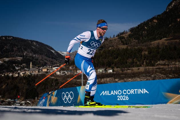 Joni Maki ( Finnland ), competes in the Men s 10 km Interval Start Freestyle cross-country skiing event at the Olympic Winter games, Winterspiele,Spiele, Summer games Milano Cortina 2026 in Tesero Cross-Country Skiing Stadium, Italy, on February 13, 202 beim 10-km-Intervallstart Freistil der Männer im Skilanglauf bei den Olympischen Winterspielen Milano Cortina 2026 in Tesero Cross-Country Skiing Stadium, Italien, am 13. Februar 2026. *** Joni Maki Finland , competes in the Men s 10 km Interval Start Freestyle cross country skiing event at the Olympic Winter Games Milano Cortina 2026 in Tesero Cross Country Skiing Stadium, Italy, on February 13, 202 at the Men s 10 km Interval Start Freestyle cross country skiing event at the Olympic Winter Games Milano Cortina 2026 in Tesero Cross Country Skiing Stadium, Italy, on February 13, 2026 Copyright: HMBxMedia MarcxNiemeyer