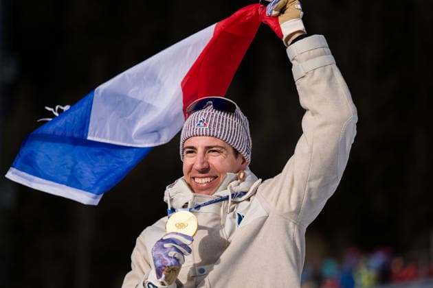 260213 Gold medalist Quentin Fillon Maillet of France celebrates after the men s biathlon 10 km sprint during day 7 of the 2026 Winter Olympics on February 13, 2026 in Anterselva. Photo: Mathias Bergeld BILDBYRAN kod MB MB1325 skidskytte biathlon skiskyting Olympic Games, Olympische Spiele, Olympia, OS olympics winter olympics os ol olympiska spel vinter-os olympiske leker milano cortina 2026 milan cortina 2026 milano cortina 2026 olympic games milano cortina 2026 winter olympic games milano cortina-os milano cortina-ol vinter-ol 7 bbeng sprint Gold guld jubel medal medalj *** 260213 Gold medalist Quentin Fillon Maillet of France celebrates after the men s biathlon 10 km sprint during day 7 of the 2026 Winter Olympics on February 13, 2026 in Anterselva Photo Mathias Bergeld BILDBYRAN code MB MB1325 biathlon biathlon biathlon olympic games olympics olympics winter olympics os ol olympic games winter os olympic games milano cortina 2026 milan cortina 2026 milano cortina 2026 olympic games milano cortina 2026 winter olympic games milano cortina os milano cortina ol winter ol 7 bbeng sprint Gold gold jubilation medal medal  Copyright: MATHIASxBERGELD BB260213MB053