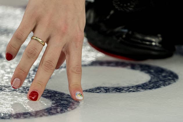260213 Jasmin Holtermann of Denmark competes in a women s round robin curling match between Denmark and Sweden during day 7 of the 2026 Winter Olympics on February 13, 2026 in Cortina. Photo: Joel Marklund BILDBYRAN kod JM JM0791 bbeng curling Olympic Games, Olympische Spiele, Olympia, OS olympics winter olympics os ol olympiska spel vinter-os olympiske leker milano cortina 2026 milan cortina 2026 milano cortina 2026 olympic games milano cortina 2026 winter olympic games milano cortina-os milano cortina-ol vinter-ol dam sverige danmark genre *** 260213 Jasmin Holtermann of Denmark competes in a women s round robin curling match between Denmark and Sweden during day 7 of the 2026 Winter Olympics on February 13, 2026 in Cortina Photo Joel Marklund BILDBYRAN kod JM JM0791 bbeng curling olympic games olympics winter olympics os ol olympiska spel vinter os olympiske leker milano cortina 2026 milan cortina 2026 milano cortina 2026 olympic games milano cortina 2026 winter olympic games milano cortina os milano cortina ol vinter ol dam sverige danmark genre  Copyright: JOELxMARKLUND BB260213JM050