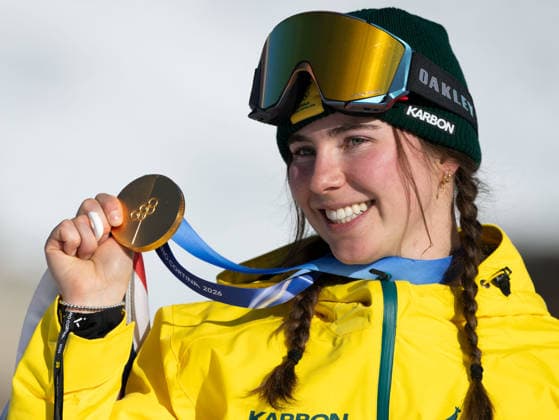 OLYMPICS - Winter Olympic Games, Olympische Spiele, Olympia, OS Milano Cortina 2026 LIVIGNO,ITALY,13.FEB.26 - OLYMPICS, SNOWBOARD - Winter Olympic Games Milano Cortina 2026, Snowboard Cross, women medal ceremony. Image shows Eva Adamczykova (CZE), Josie Baff (AUS) and Michela Moioli (ITA). Keywords: medal.  GEPAxpictures xWolfgangxGrebien