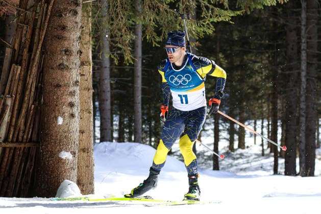 Antholz, Italien 13. Februar 2026: Biathlon Sprint Männer 10 km - Olympia 2026 Im Bild: Malte Stefansson (SWE) Anterselva Biathlon Arena *** Antholz, Italy 13 February 2026 Biathlon Sprint Men 10 km Olympia 2026 In the picture Malte Stefansson SWE Anterselva Biathlon Arena Copyright: xFotostandx xHettichx
