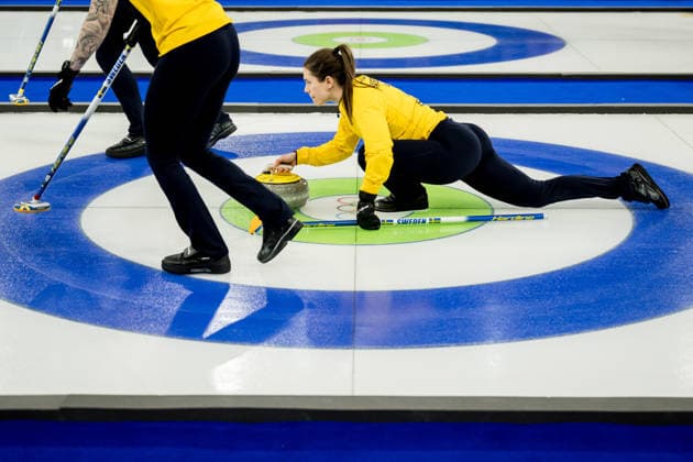 260213 Anna Hasselborg of Sweden competes in a women s round robin curling match between Denmark and Sweden during day 7 of the 2026 Winter Olympics on February 13, 2026 in Cortina. Photo: Joel Marklund BILDBYRAN kod JM JM0791 bbeng curling Olympic Games, Olympische Spiele, Olympia, OS olympics winter olympics os ol olympiska spel vinter-os olympiske leker milano cortina 2026 milan cortina 2026 milano cortina 2026 olympic games milano cortina 2026 winter olympic games milano cortina-os milano cortina-ol vinter-ol dam sverige danmark *** 260213 Anna Hasselborg of Sweden competes in a women s round robin curling match between Denmark and Sweden during day 7 of the 2026 Winter Olympics on February 13, 2026 in Cortina Photo Joel Marklund BILDBYRAN kod JM JM0791 bbeng curling olympic games olympics winter olympics os ol olympiska spel vinter os olympiske leker milano cortina 2026 milan cortina 2026 milano cortina 2026 olympic games milano cortina 2026 winter olympic games milano cortina os milano cortina ol vinter ol dam sverige danmark  Copyright: JOELxMARKLUND BB260213JM065