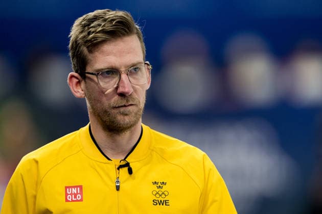 260213 Coach Kristian Lindström of Sweden at a women s round robin curling match between Denmark and Sweden during day 7 of the 2026 Winter Olympics on February 13, 2026 in Cortina. Photo: Joel Marklund BILDBYRAN kod JM JM0791 bbeng curling Olympic Games, Olympische Spiele, Olympia, OS olympics winter olympics os ol olympiska spel vinter-os olympiske leker milano cortina 2026 milan cortina 2026 milano cortina 2026 olympic games milano cortina 2026 winter olympic games milano cortina-os milano cortina-ol vinter-ol dam sverige danmark *** 260213 Coach Kristian Lindström of Sweden at a women s round robin curling match between Denmark and Sweden during day 7 of the 2026 Winter Olympics on February 13, 2026 in Cortina Photo Joel Marklund BILDBYRAN kod JM JM0791 bbeng curling olympic games olympics winter olympics os ol olympiska spel vinter os olympiske leker milano cortina 2026 milan cortina 2026 milano cortina 2026 olympic games milano cortina 2026 winter olympic games milano cortina os milano cortina ol vinter ol dam sverige danmark  Copyright: JOELxMARKLUND BB260213JM066
