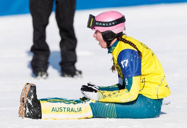 OLYMPICS - Winter Olympic Games, Olympische Spiele, Olympia, OS Milano Cortina 2026 LIVIGNO,ITALY,13.FEB.26 - OLYMPICS, SNOWBOARD - Winter Olympic Games Milano Cortina 2026, Snowboard Cross, women, final. Image shows Josie Baff (AUS).  GEPAxpictures xHaraldxSteiner