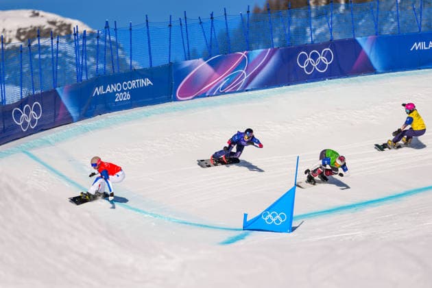 Milano Cortina 2026 Winter Olympic Games, Olympische Spiele, Olympia, OS LIVIGNO, ITALY - FEBRUARY 13: Women’s Snowboardross finals at Milano Cortina 2026 Olympic Winter games, Winterspiele,Spiele, Summer games on February 13, 2026 Mine Kasapoglu Anadolu Livigno Italy. Editorial use only. Please get in touch for any other usage.  Copyright: x2026xAnadoluxMinexKasapoglux
