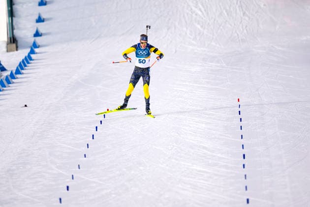 ANTERSELVA, ITALY 20260213 Sweden s Sebastian Samuelsson on the run towards the finish line in the men s biathlon sprint 10km during the Winter Olympics in Milan Cortina. ANTERSELVA ITALY x10050x *** ANTERSELVA, ITALY 20260213 Sweden s Sebastian Samuelsson on the run towards the finish line in the men s biathlon sprint 10km during the Winter Olympics in Milan Cortina ANTERSELVA ITALY x10050x  Copyright: xPontusxLundahl TTx 2026 OLYMPICS BIATHING MEN S SPRINT