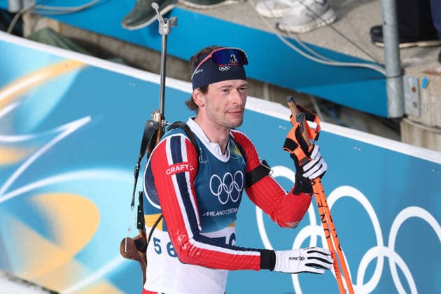 GIOCHI OLIMPICI - Olimpiadi Invernali Milano-Cortina 2026 - Biathlon Men s 10km Sprint Sturla Holm Laegreid (NOR) during the Olympic Winter games, Winterspiele,Spiele, Summer games Milano-Cortina 2026, Biathlon Men s 10km Sprint on February 13, 2026 at Anterselva Biathlon Arena in Anterselva Cortina D Ampezzo Italy  Copyright: xIPAxSport ABACAx