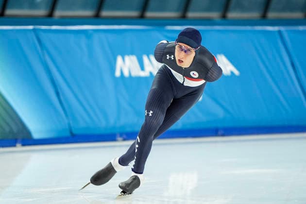 2026-02-13 - Milano Cortina 2026 Winter Olympics 10000m Men MILAN, ITALY - FEBRUARY 13: Metodej Jilek of Czechia during the 10000m Men on the Milano Cortina 2026 Winter Olympics at the Milano Speed skating, Eisschnelllauf Arena on February 13, 2026 in Milan, Italy Milan Milano Speed Skating Arena Italy Content not available for redistribution in The Netherlands directly or indirectly through any third parties. Copyright: xAndrexWeeningx