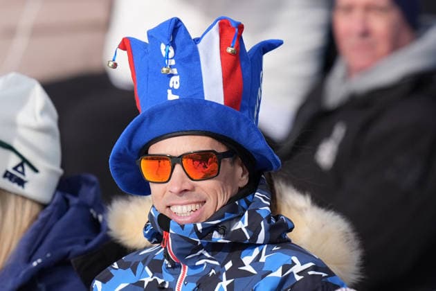 Supporters during the men s 10-kilometer sprint biathlon race at the Milano Cortina 2026 Winter Olympics, in Anterselva (Italy) February 13, 2026 (Photo Davide Spada LaPresse)  Copyright: xDavidexSpada LaPressex
