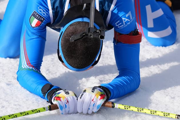 Italy s Nicola Romanin during the men s 10-kilometer sprint biathlon race at the Milano Cortina 2026 Winter Olympics, in Anterselva (Italy) February 13, 2026 (Photo Davide Spada LaPresse)  Copyright: xDavidexSpada LaPressex