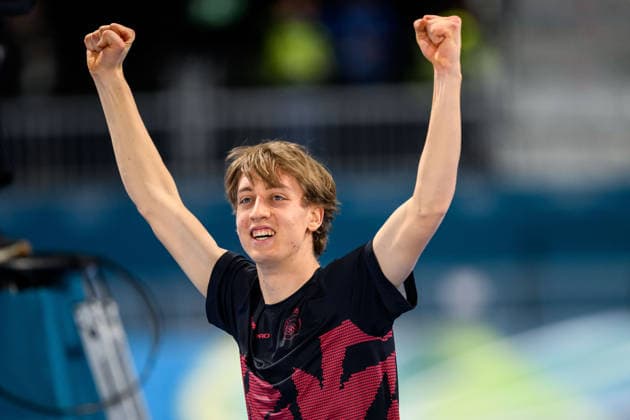260213 Metodej Jilek of Czech Republic celebrates after competing in men s 10000m Speed skating, Eisschnelllauf during day 7 of the 2026 Winter Olympics on February 13, 2026 in Milan. Photo: Carl Sandin BILDBYRAN kod CS CS0876 skridskor speed skating Olympic Games, Olympische Spiele, Olympia, OS olympics winter olympics os ol olympiska spel vinter-os olympiske leker milano cortina 2026 milan cortina 2026 milano cortina 2026 olympic games milano cortina 2026 winter olympic games milano cortina-os milano cortina-ol vinter-ol 7 bbeng jubel *** 260213 Metodej Jilek of Czech Republic celebrates after competing in men s 10000m speed skating during day 7 of the 2026 Winter Olympics on February 13, 2026 in Milan Photo Carl Sandin BILDBYRAN code CS CS0876 skates speed skating olympic games olympics winter olympics os ol olympic games winter os olympic games milano cortina 2026 milan cortina 2026 milano cortina 2026 olympic games milano cortina 2026 winter olympic games milano cortina os milano cortina ol winter ol 7 bbeng jubilation  Copyright: CARLxSANDIN BB260213CS167