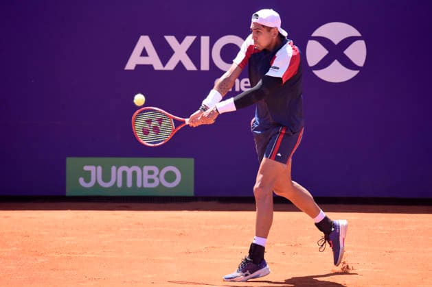 Tenis, Alejandro Tabilo vs Tomas Etcheverry. ATP, Tennis Herren 250 Buenos Aires 2026. El tenista chileno Alejandro Tabilo es fotografiado contra Facundo Diaz de Argentina durante los cuartos de final del ATP 250 en Buenos Aires, Argentina. 13 02 2026 UNAR Agency via Photosport Tennis, Alejandro Tabilo vs Tomas Etcheverry. 2026 Buenos Aires ATP 250. Chile™s tennis player Alejandro Tabilo is pictured against Facundo Diaz of Argentina during quarter finals of the ATP 250 match in Buenos Aires, Argentina. 13 02 2026 UNAR Agency via Photosport Alejandro Tabilo vs Tomas Etcheverry, ATP 250 Buenos Aires 2026 